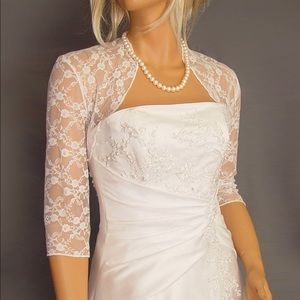 ‘Spazooie’ Wedding Bolero - Ivory